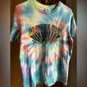Grateful Dead tie dye vintage print graphic tee
